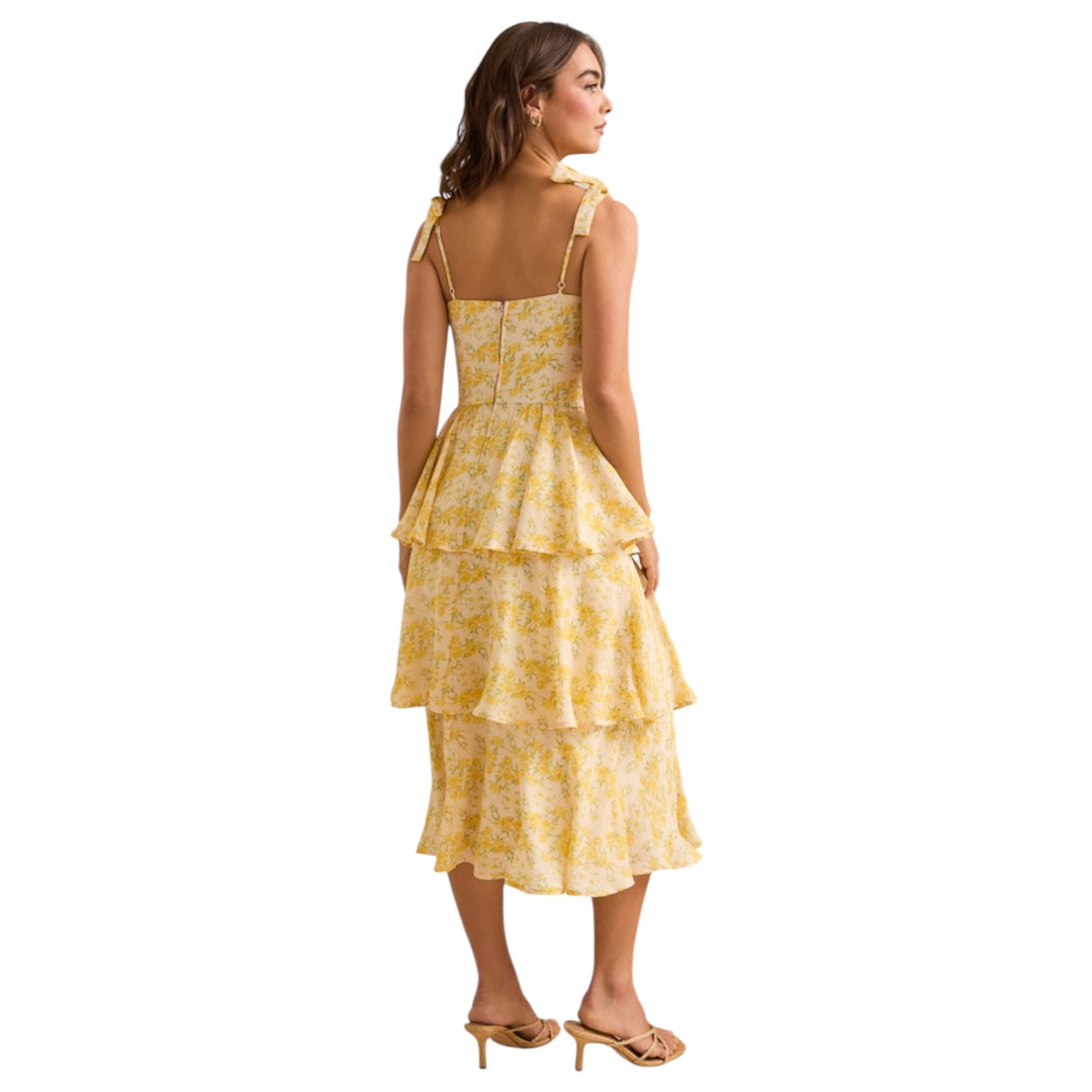 Altar’d State Melina Floral Maxi Dress NWT