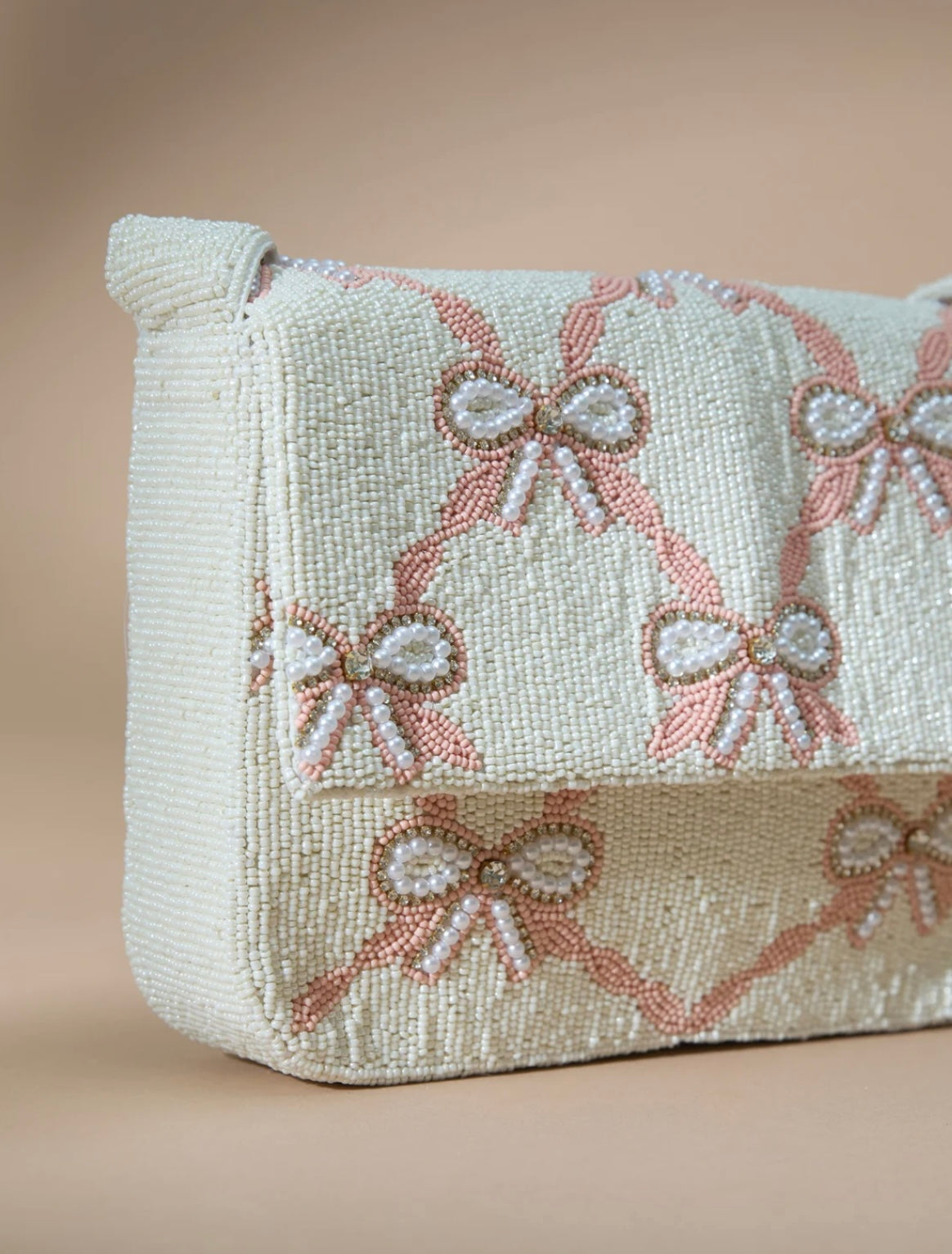 Altar’d State Beaded Bow Shoulder Purse