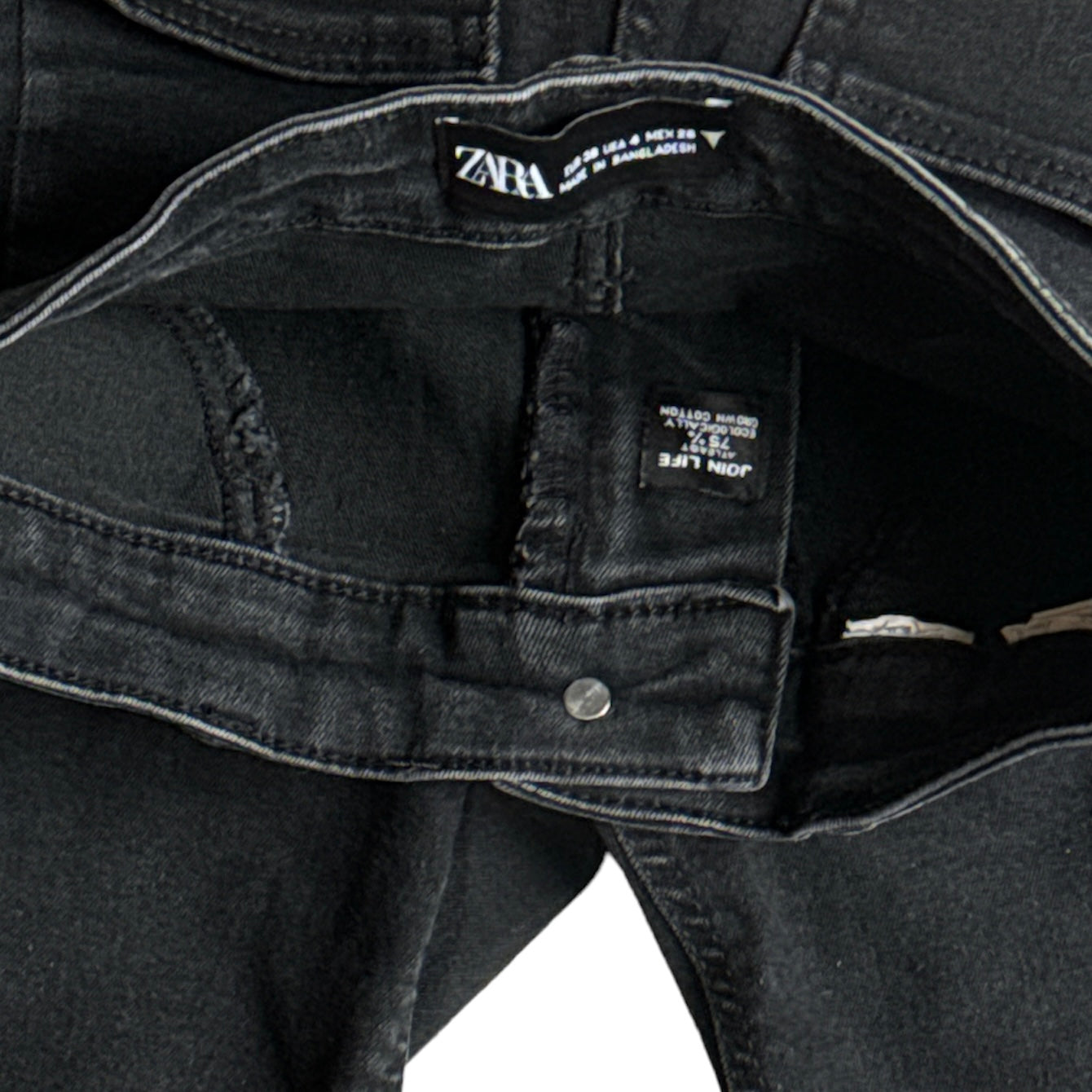 Zara Black Skinny Jeans Size 4