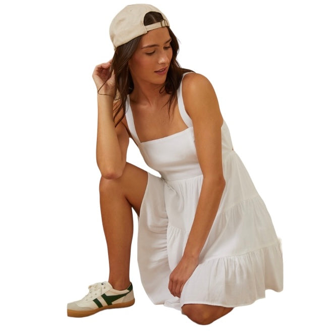Altar’d State Rue Tiered Mini Dress Small