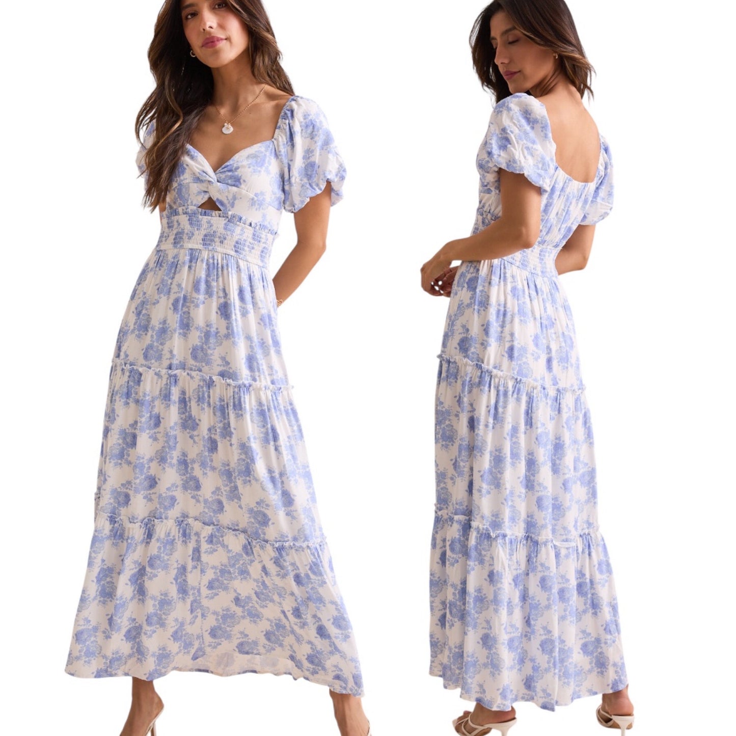 Altar’d State Nalia Floral Maxi Dress NWT