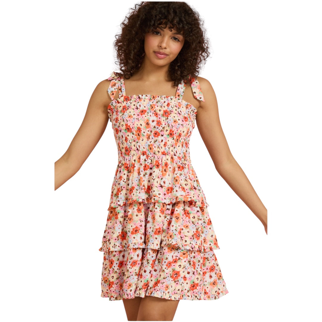 Altar’d State Suzanne Floral Mini Dress NWT
