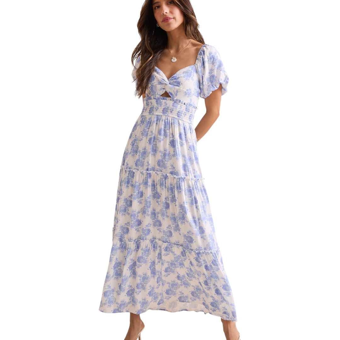 Altar’d State Nalia Floral Maxi Dress NWT