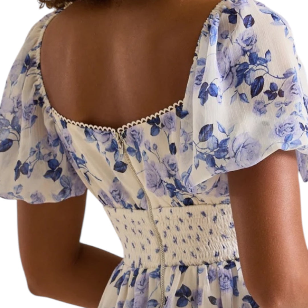 Altar’d State Mia Tiered Floral Mini Dress NWT