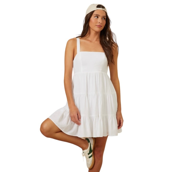 Altar’d State Rue Tiered Mini Dress Small