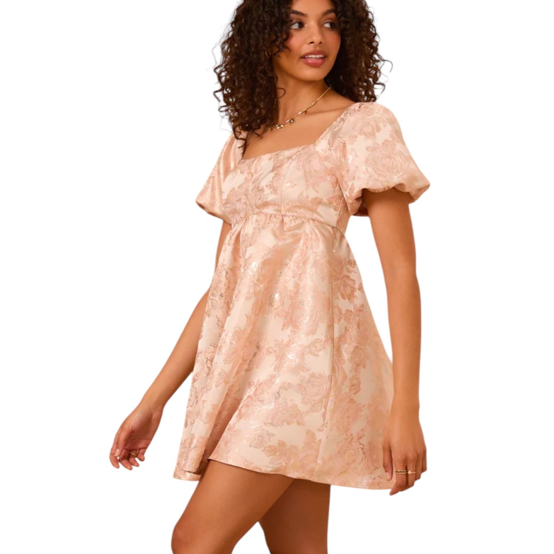 Altar'd State Fiona Jacquard Mini Dress – Our Sunshine Boutique Altar'd State Fiona Jacquard Mini Dress – Our Sunshine Boutique