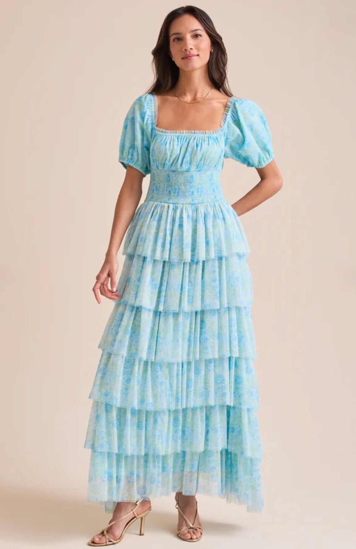 Altar’d State Jane Floral Maxi Dress NWT