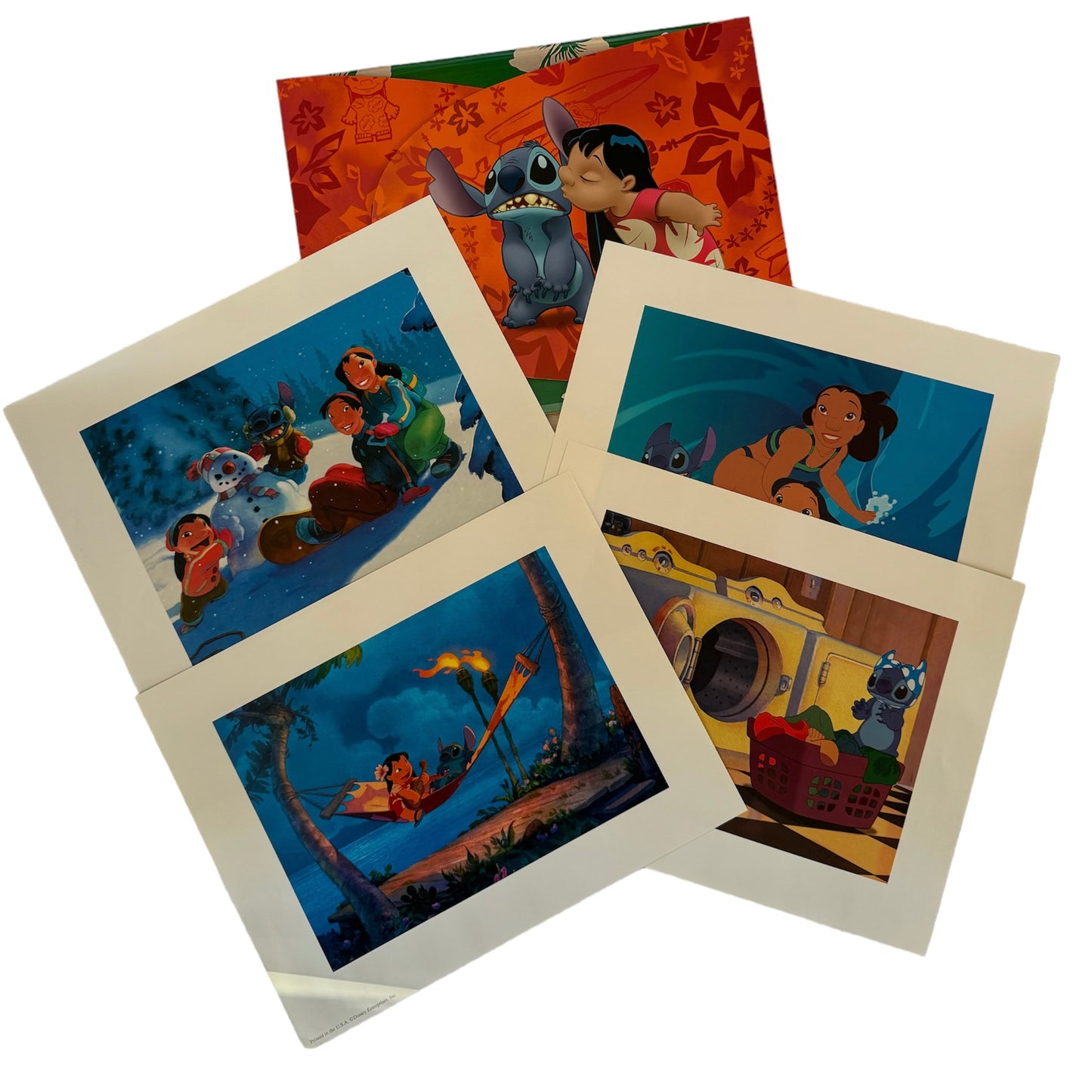 Disney’s Lilo & Stitch Lithograph Portfolio Set From 2002