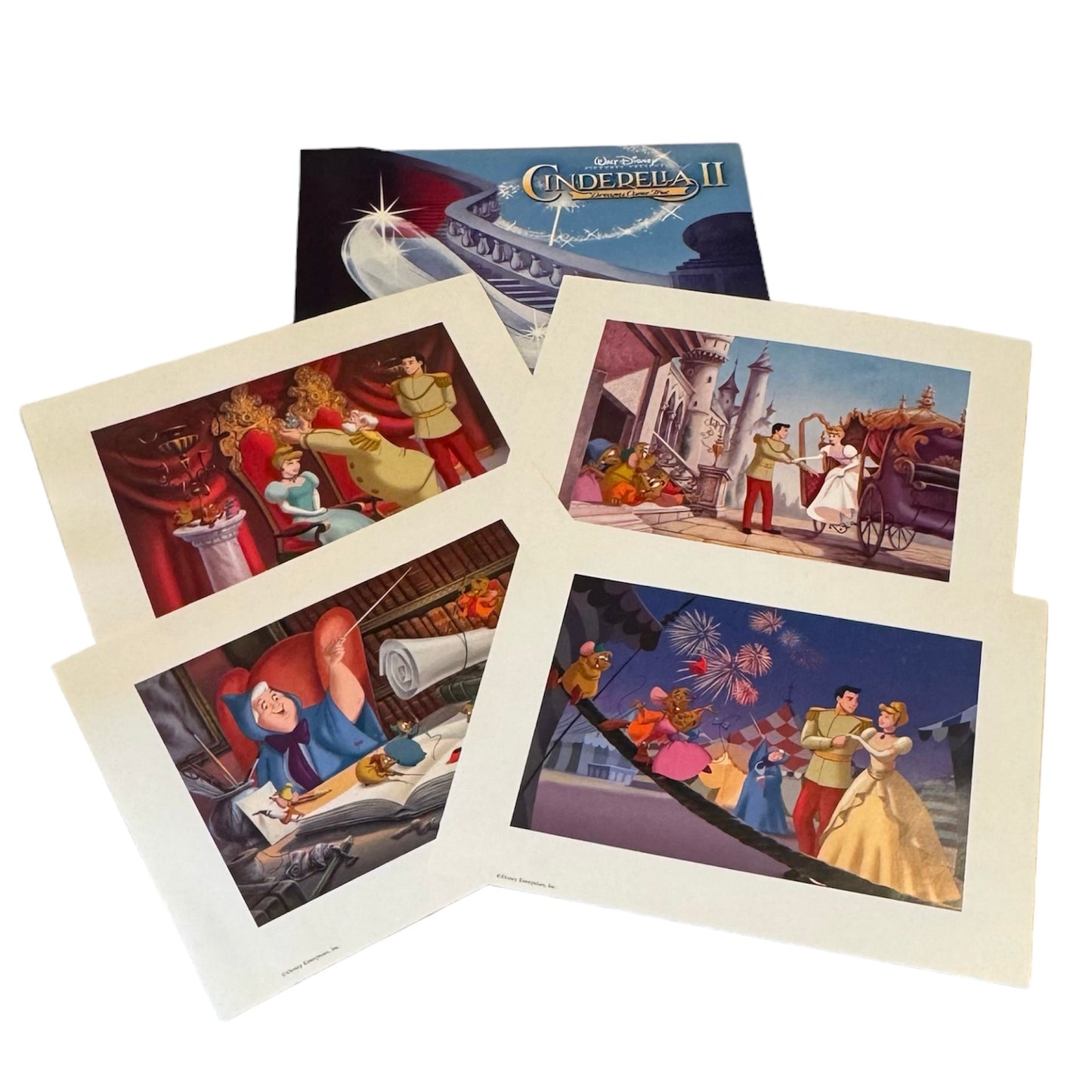 Disney’s Cinderella II Dreams Come True Lithograph Portfolio Set from 2002