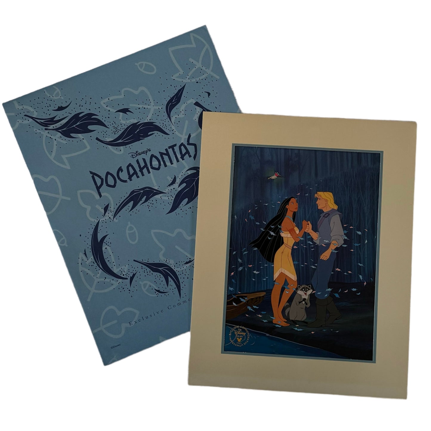Disneys Pocahontas Commemorative Lithograph From 1995