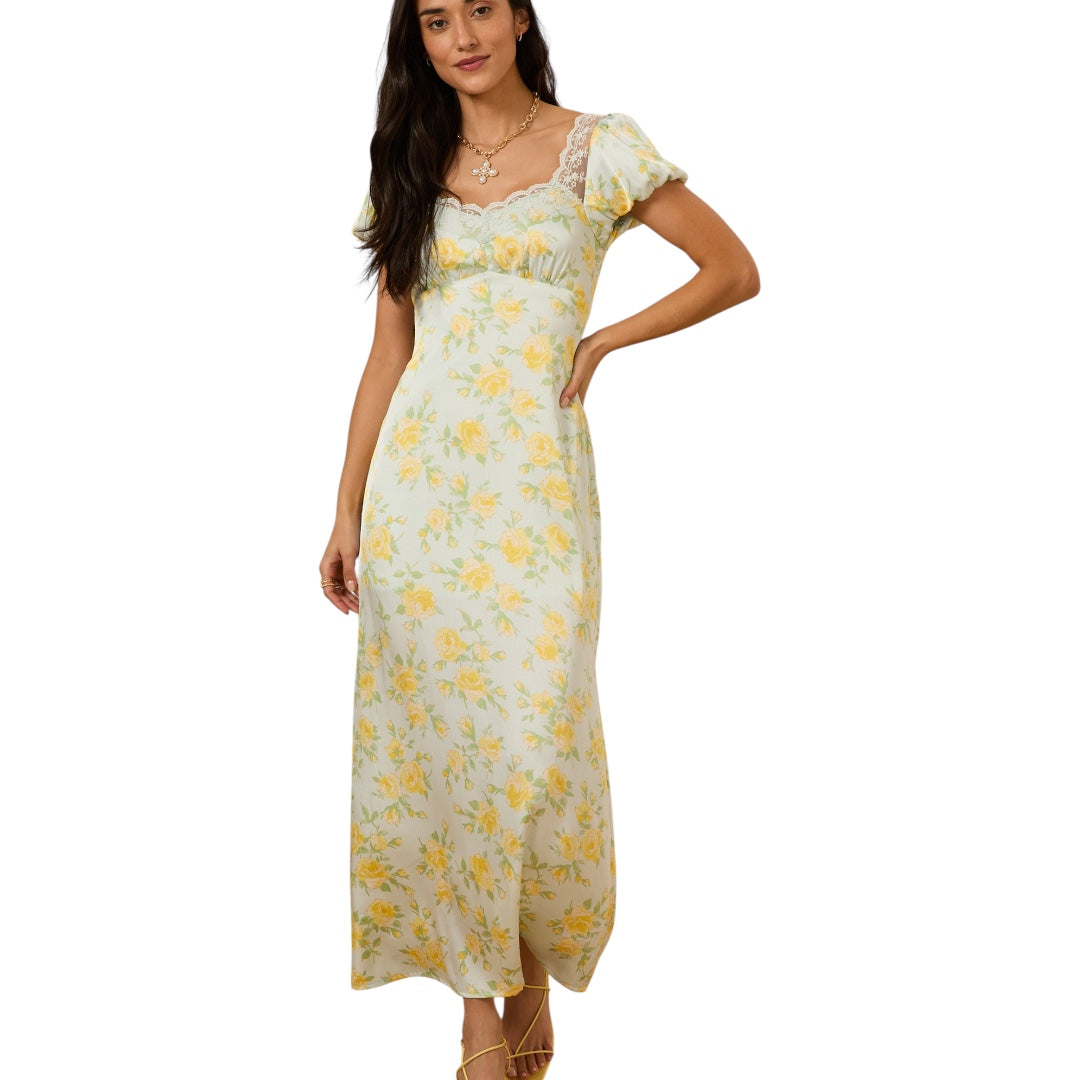 Altar’d State Paisley Floral Maxi Dress NWT