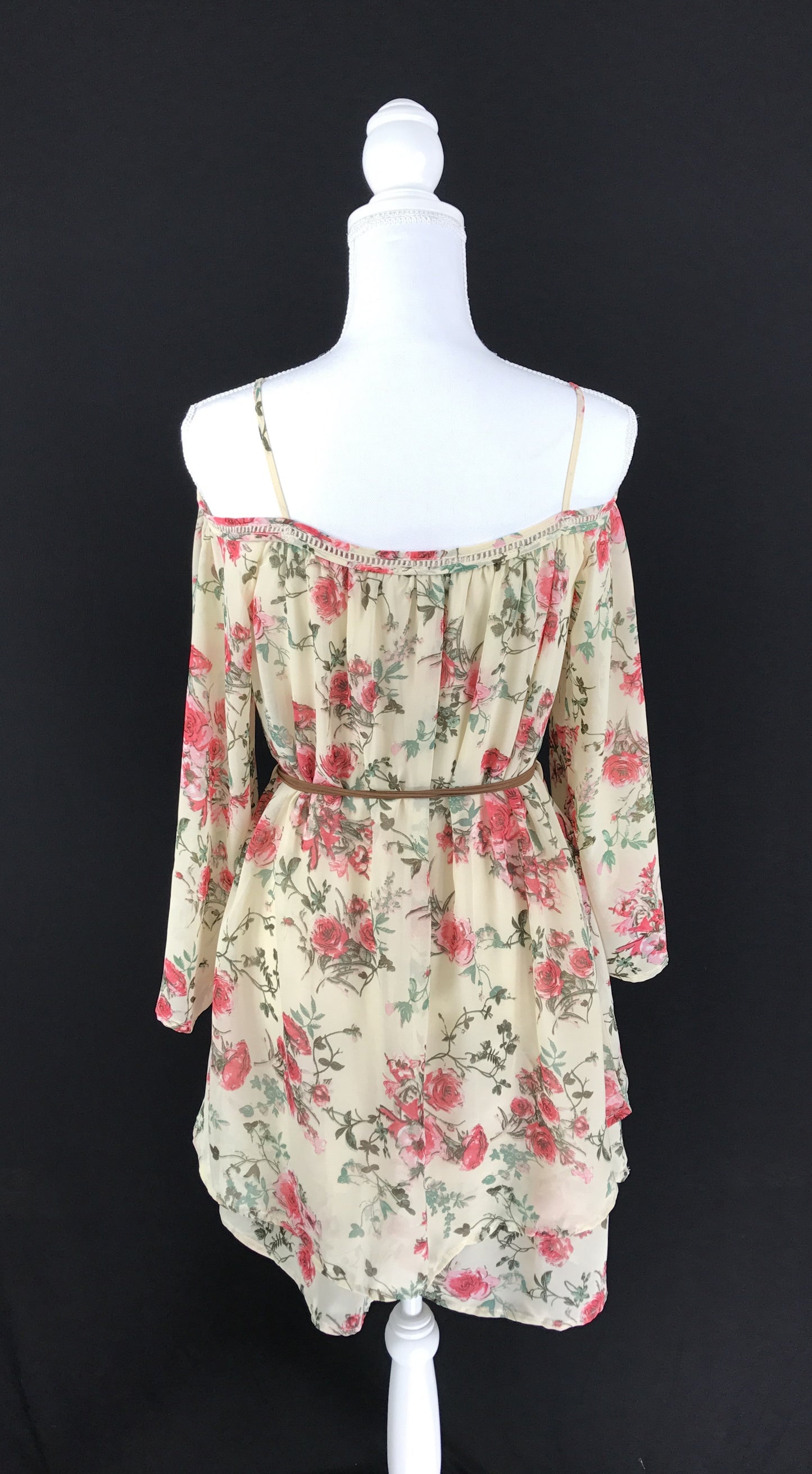 Floral off the Shoulder Dress - Our Sunshine Boutique