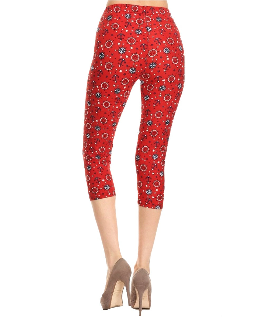 Anchor & Compass Capri Leggings