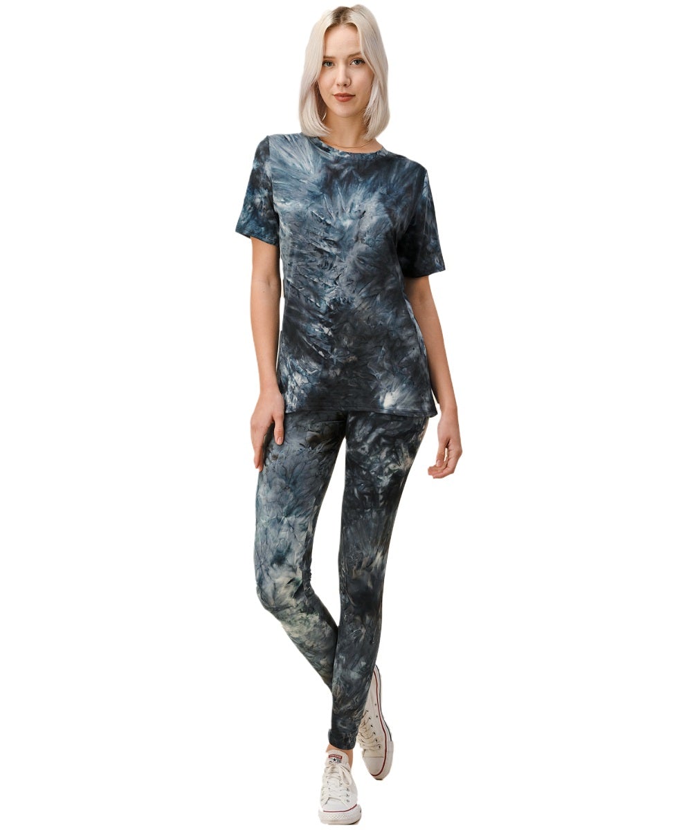 Tie Dye Loungewear Set Camel and Charcoal – Love It Boutique Florida