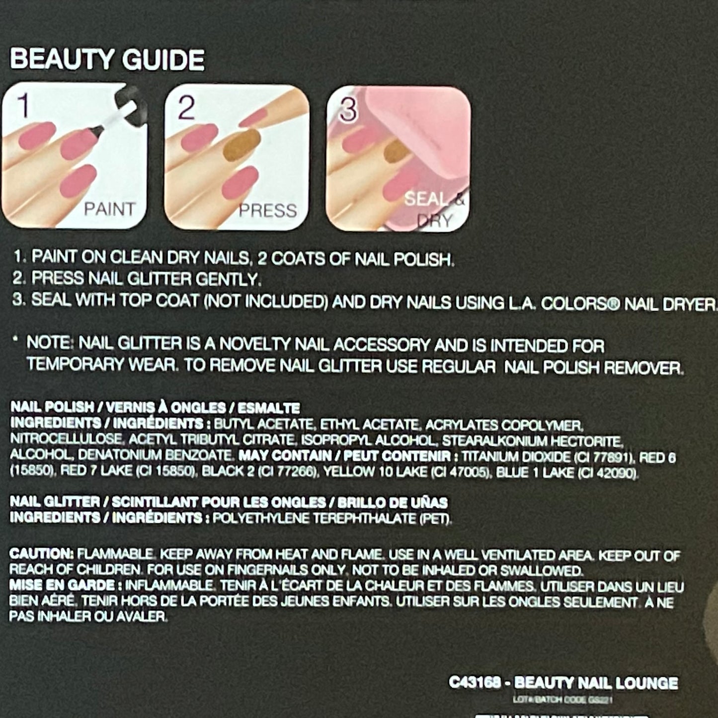 L.A. Colors Mani Rush Manicure Set