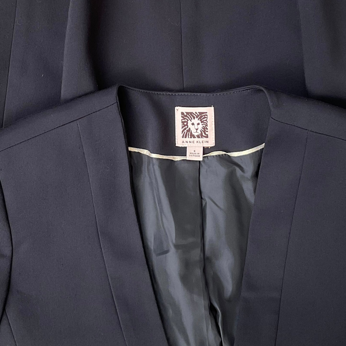 Anne Klein Shawl Collar Black Blazer