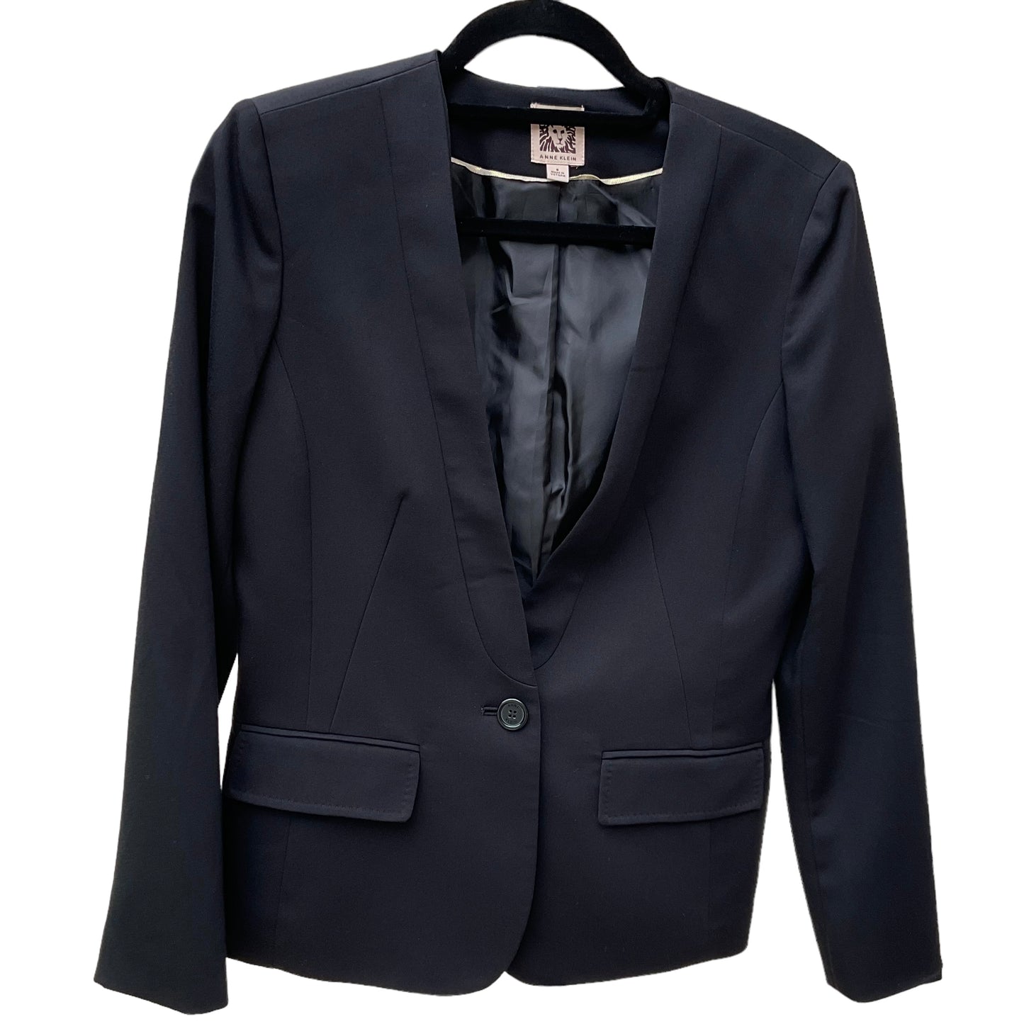 Anne Klein Shawl Collar Black Blazer
