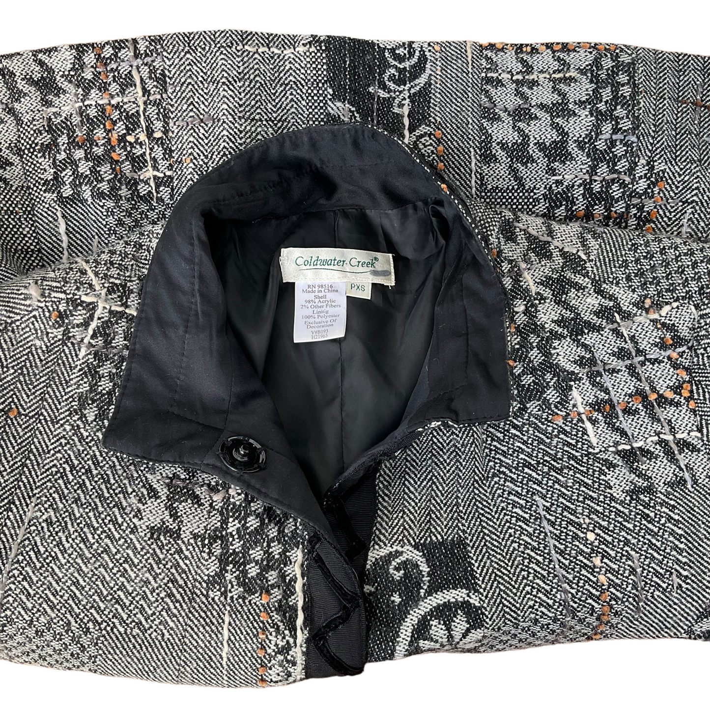 Coldwater Creek Patchwork Tweed Jacket