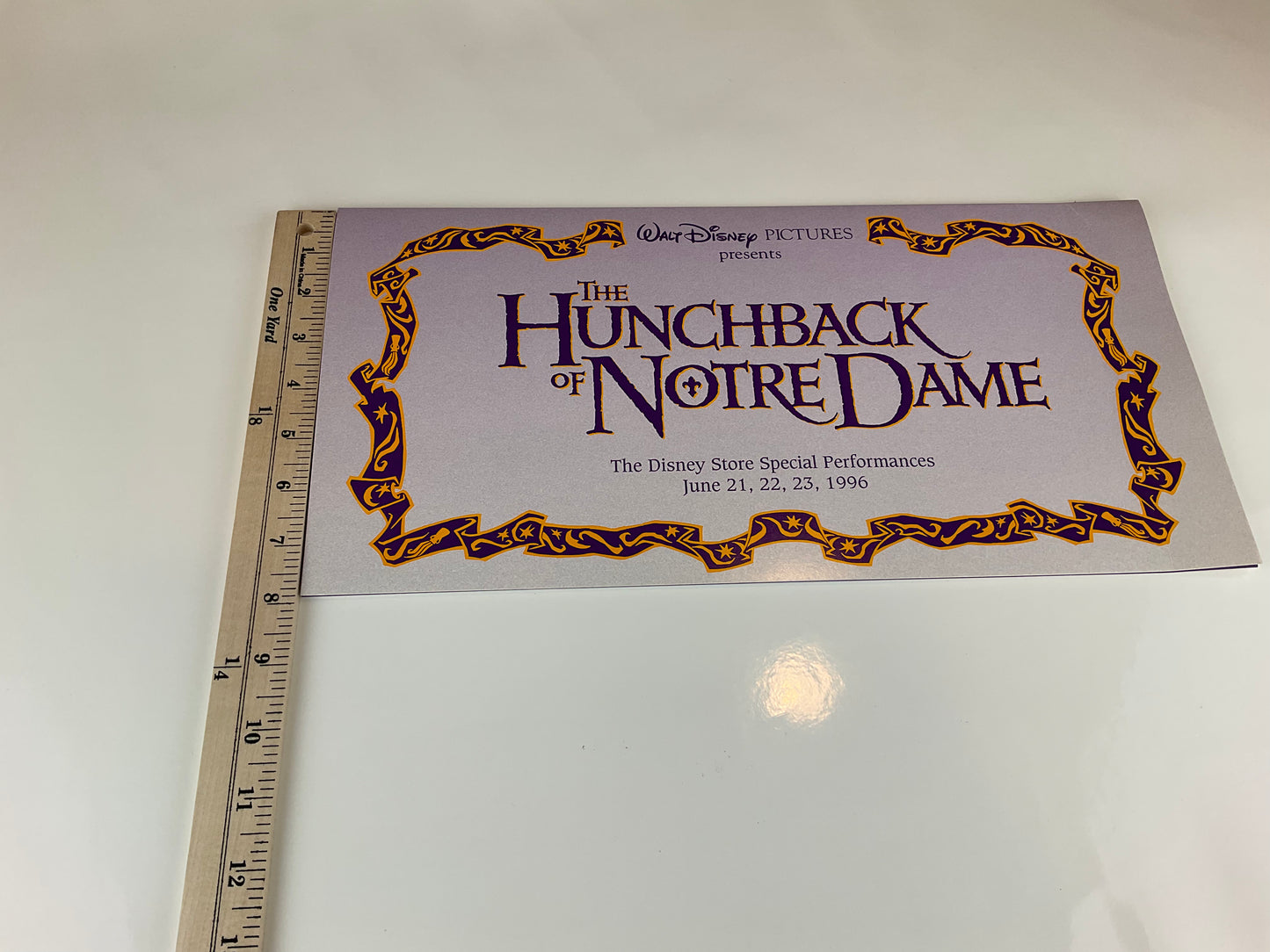 Disney’s The Hunchback of Notre Dame Commemorative Lithograph from 1996 - Our Sunshine Boutique