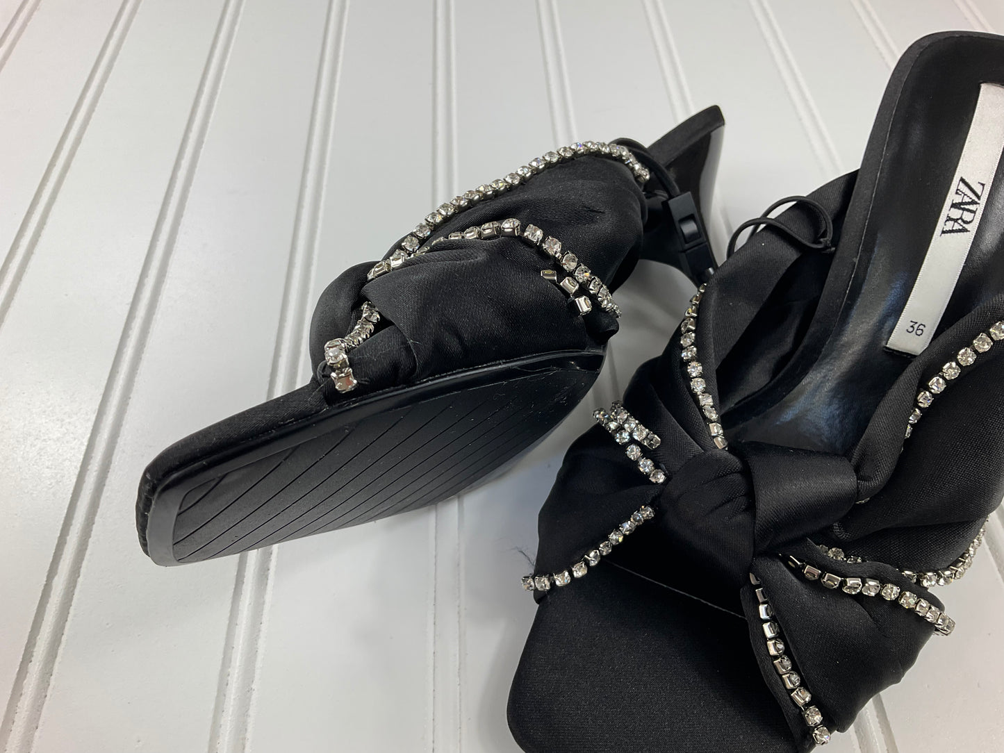 Zara Sparkly Heeled Sandals NWOT Size EU36