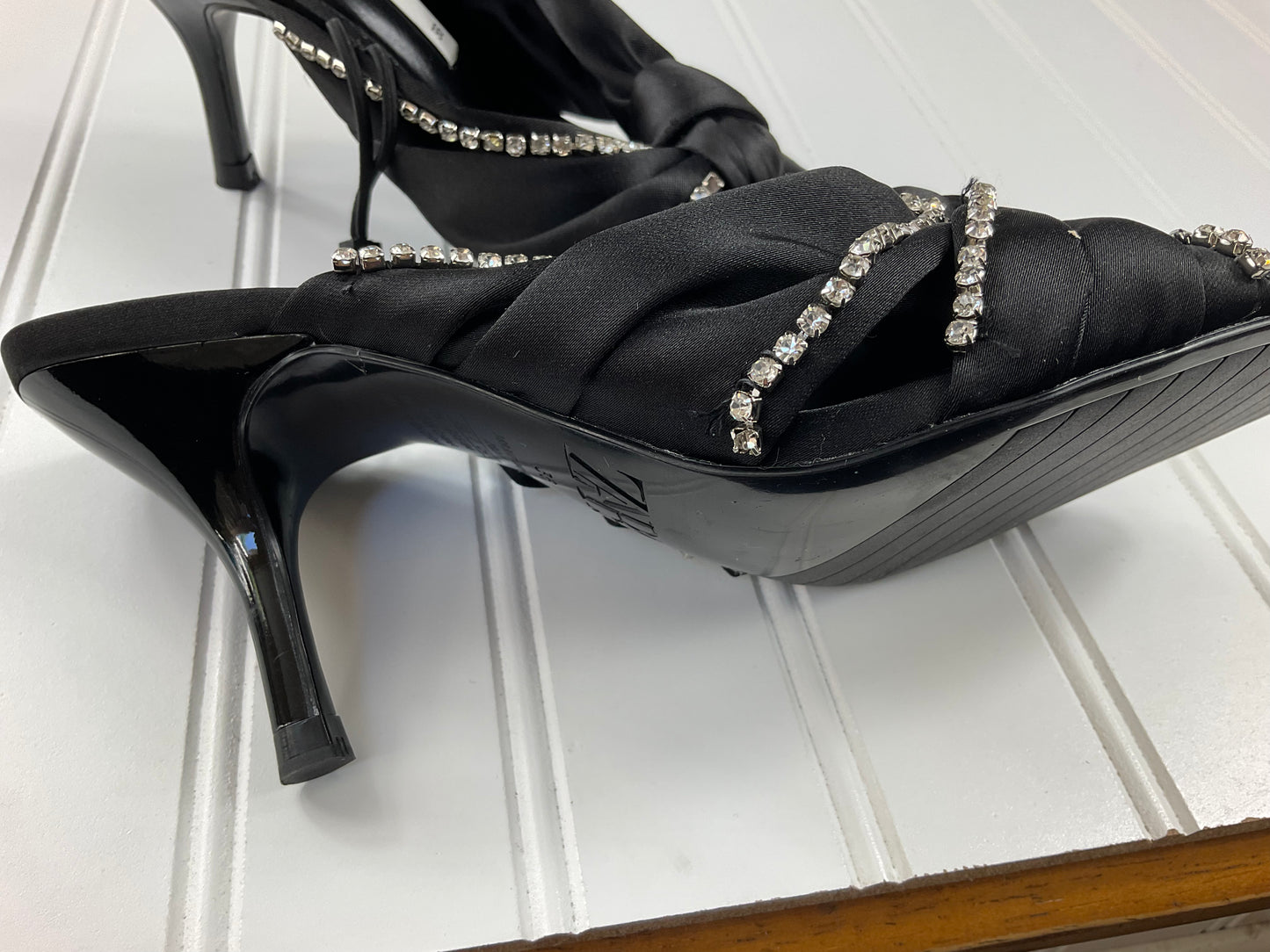 Zara Sparkly Heeled Sandals NWOT Size EU36