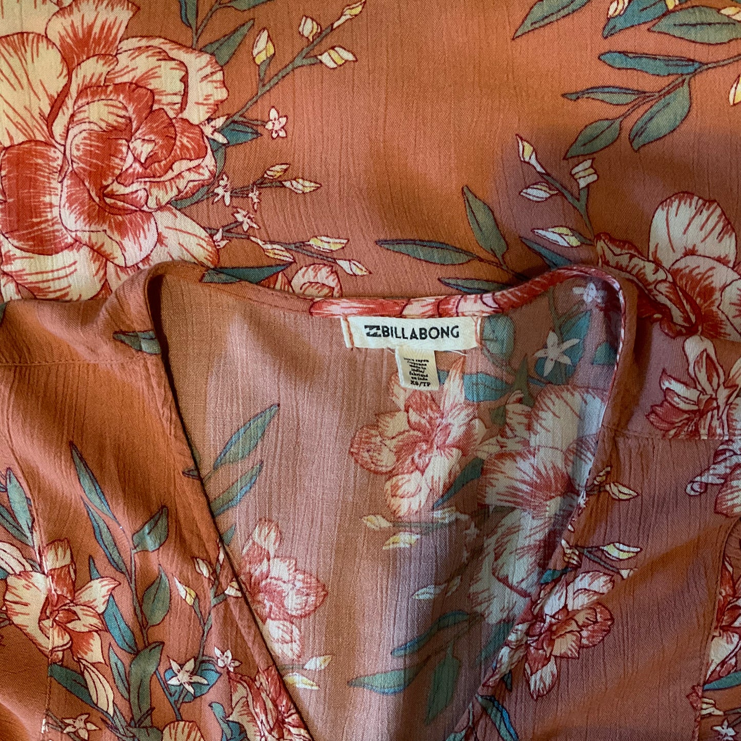 Billabong Floral Wrap Dress