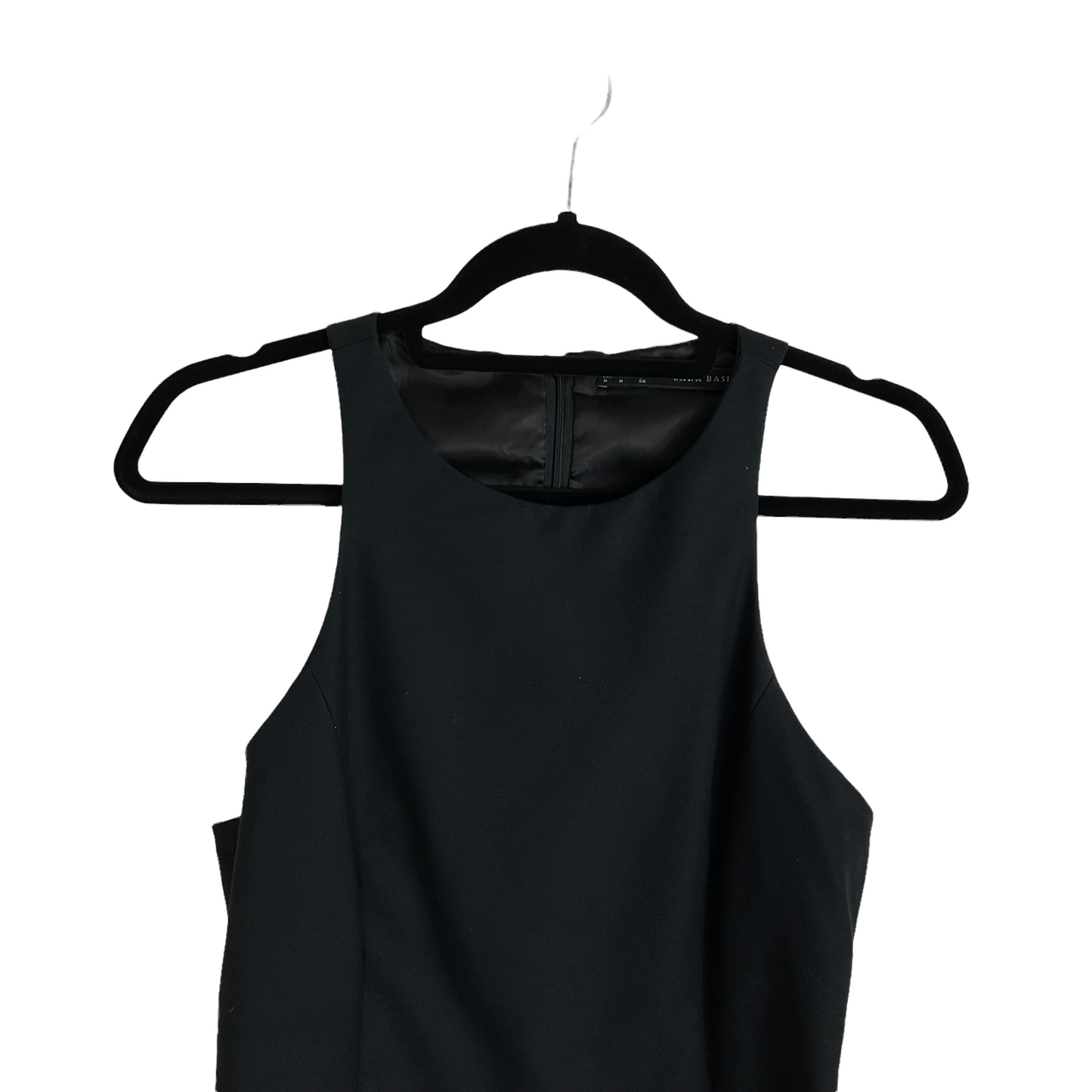 Zara Black Fitted Dress Size Medium