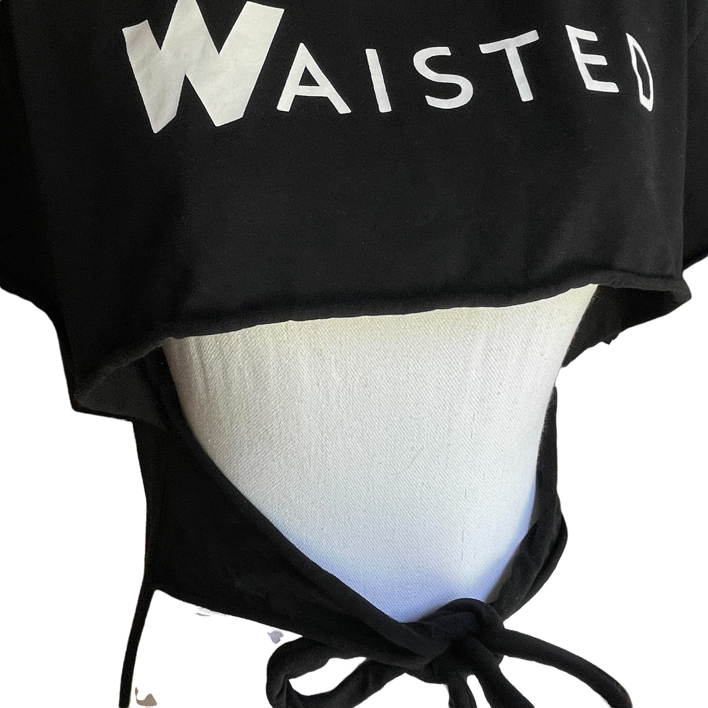 WAISTED CUT OUT TIE TEE Size M