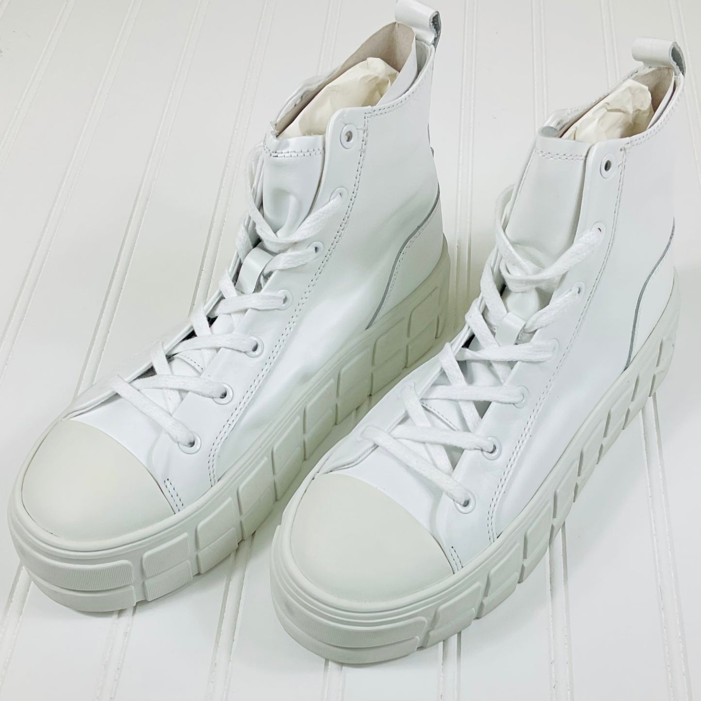 Zara Leather Platform Sneakers Size EU39