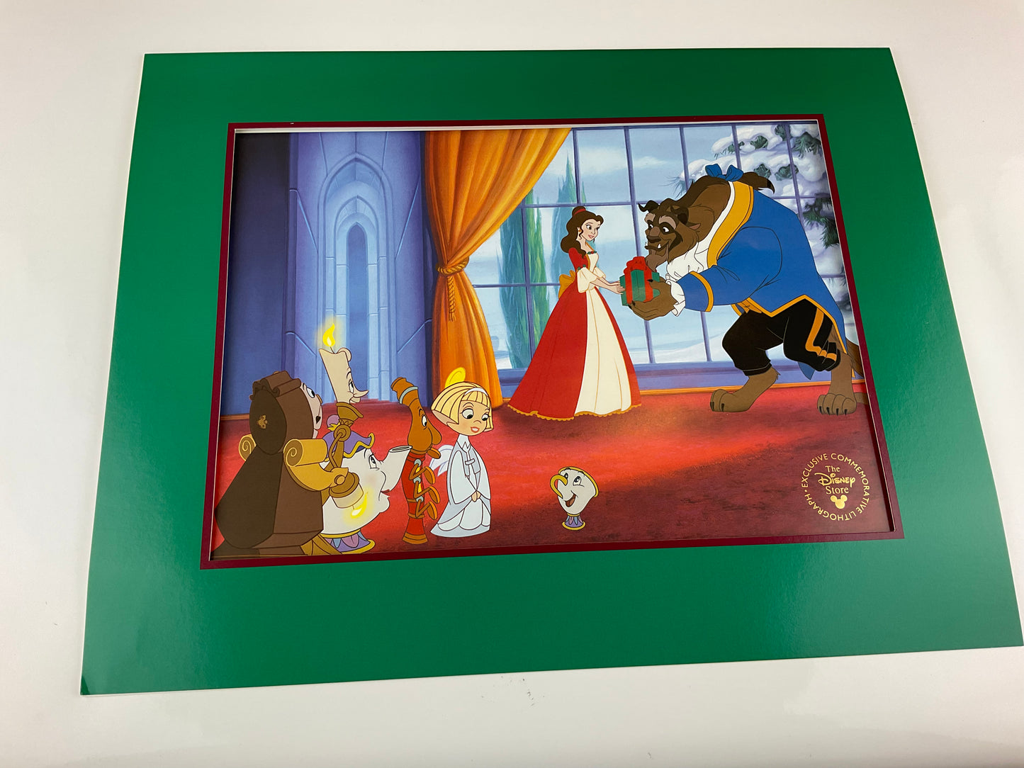 Disneys Beauty and The Beast, The Enchanted Christmas Exclusive Lithograph - Our Sunshine Boutique