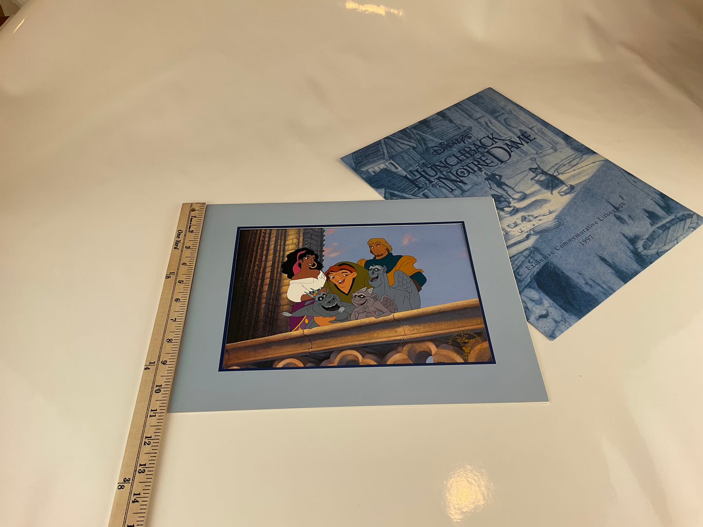 Disney 1997 The Hunchback of Norte Dame Exclusive Commemorative Lithograph - Our Sunshine Boutique