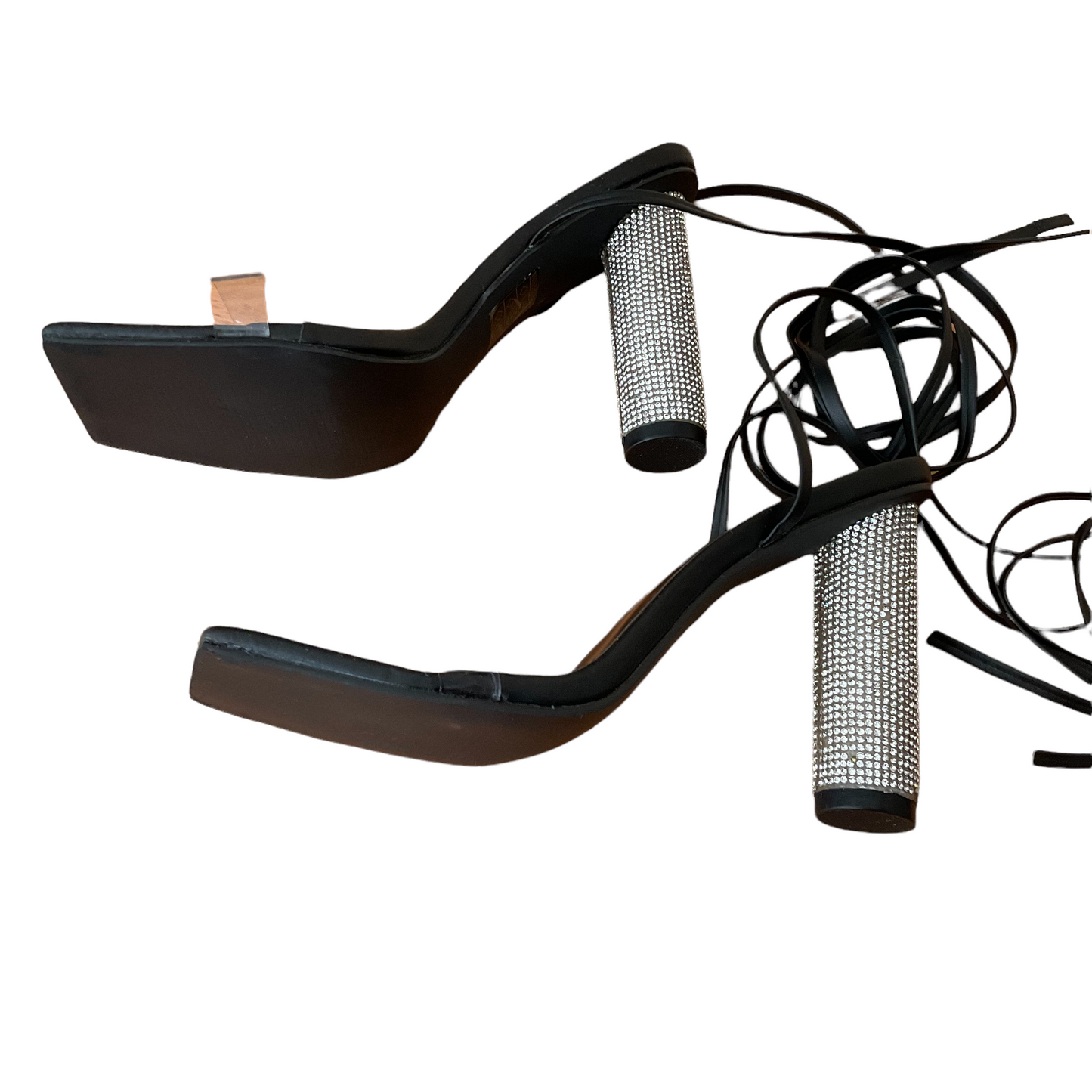 Public Desire Rhinestone Strappy Heels