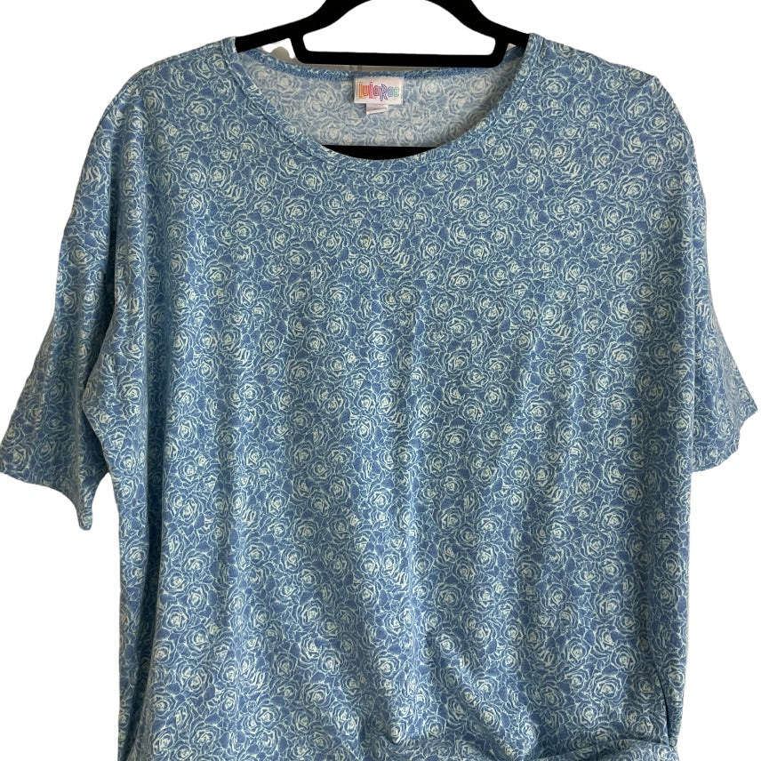 LuLaRoe Floral Knit Oversized Tunic Size Medium