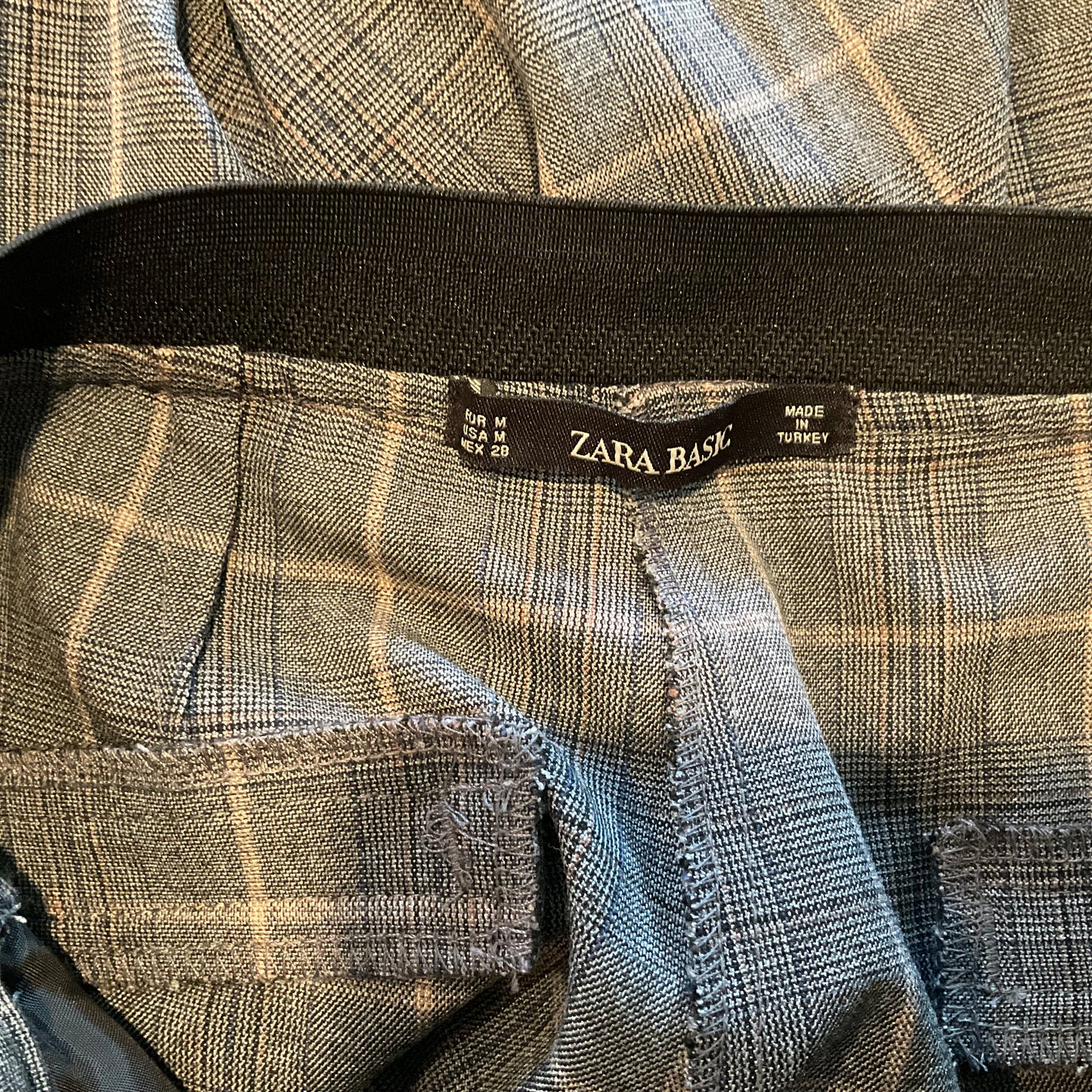 Zara JOGGER WAIST PANTS Size Medium