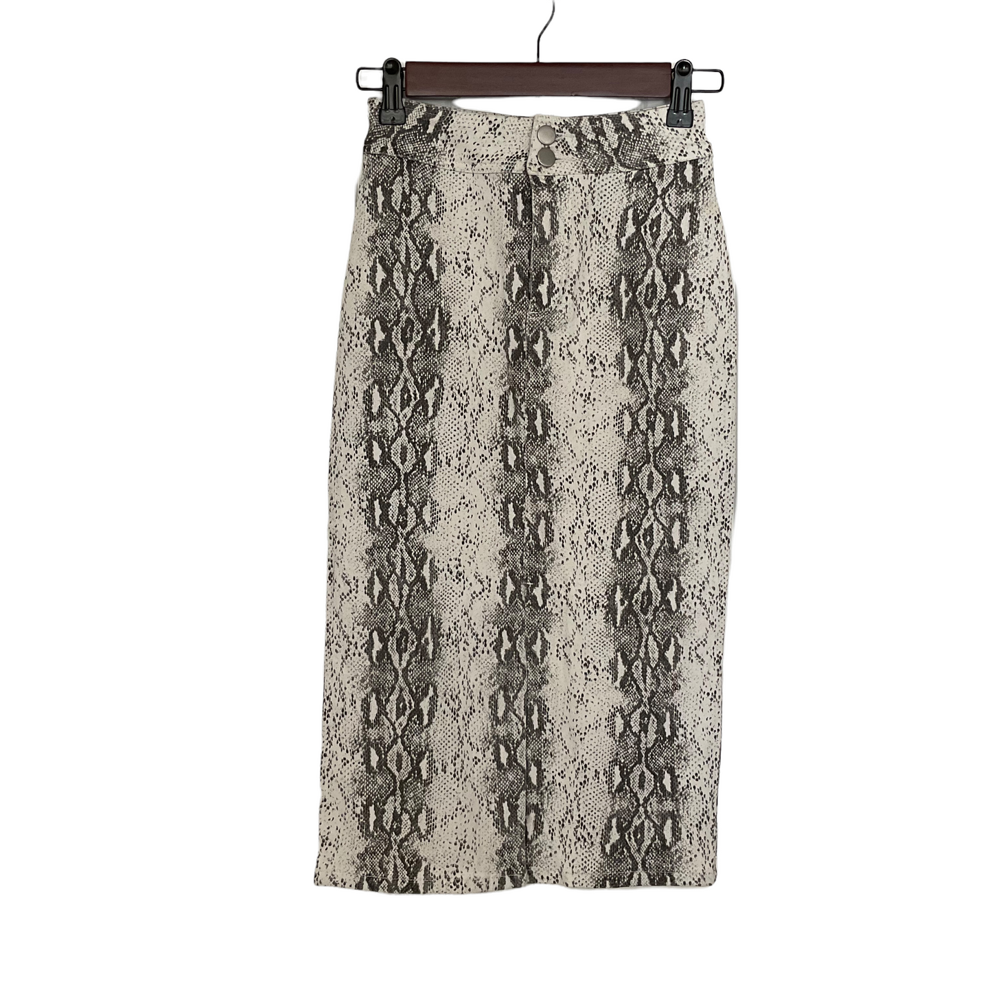 Mustard Seed Snake Print Skirt