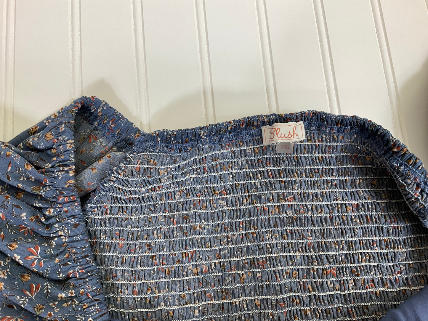 Blush BJ Shirred Dress Size 2XL