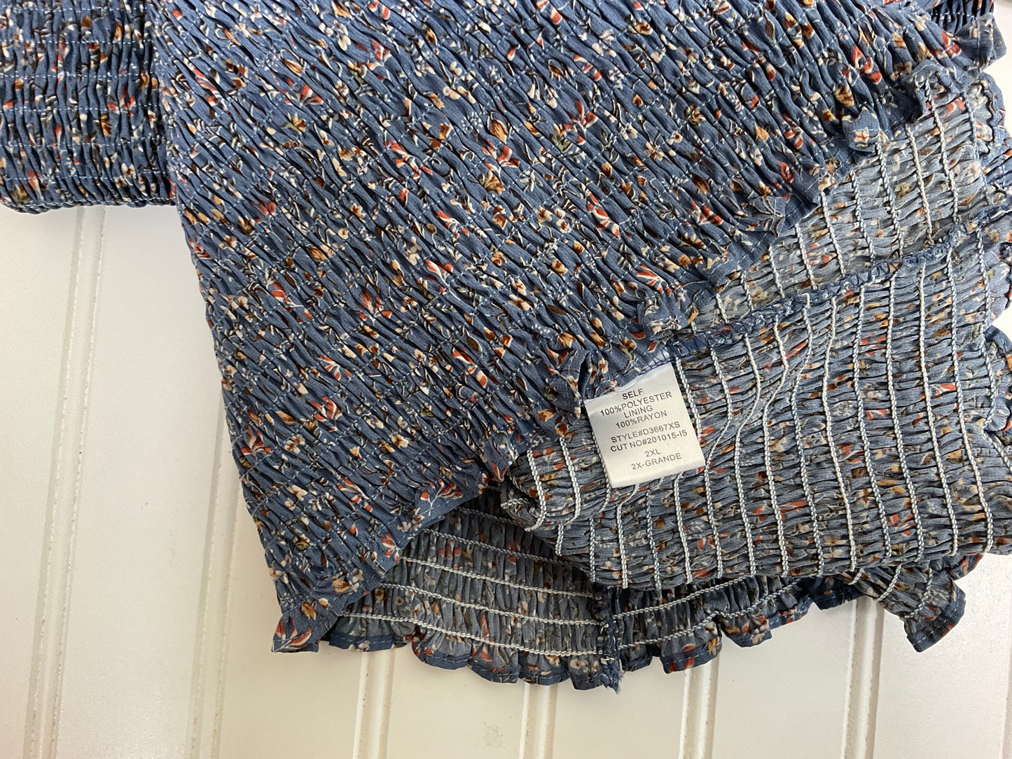Blush BJ Shirred Dress Size 2XL