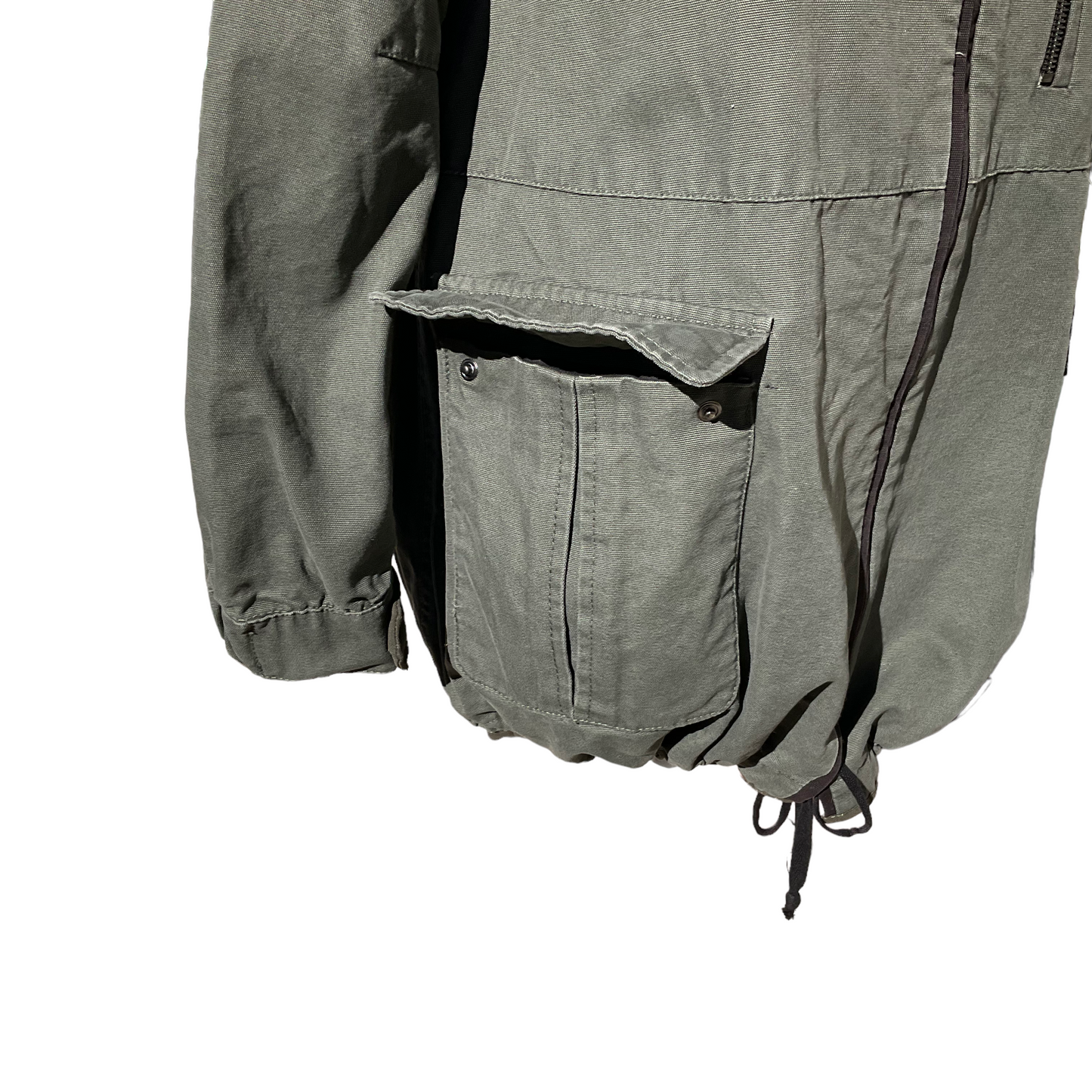 Zara Woman Olive & Black Oversized Jacket