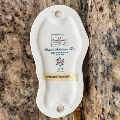 Walt Disney Classics Collection (WDCC) Christmas ornament featuring the characters Chip and Dale