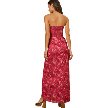Altar’d State Ruth Corset Satin Dress NWT