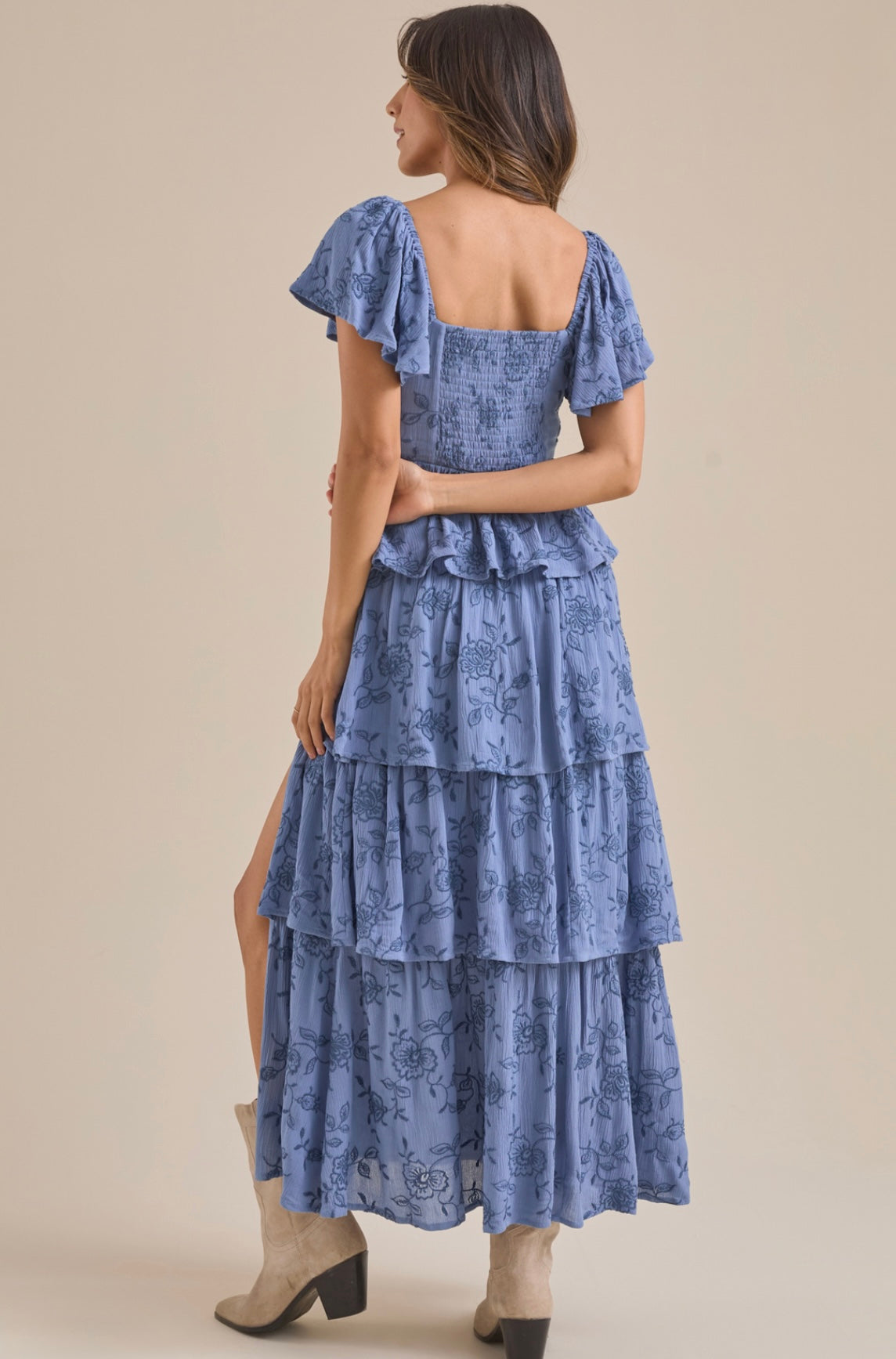 Altar’d State Roxanne Layered Maxi Dress NWT