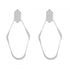 Riah Fashion Silver & Gold Dangle Earrings 2 sets