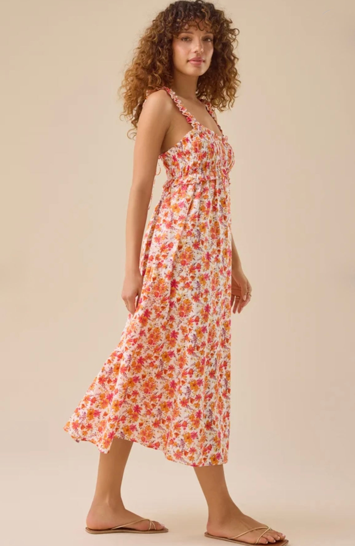 Altar’d State Kim Floral Maxi Dress NWT