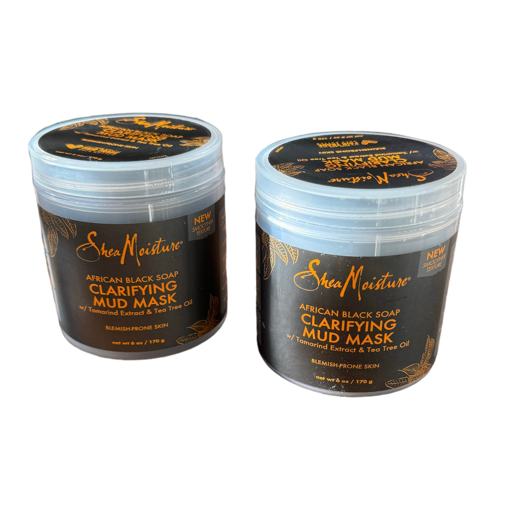 Shea Moisture African Black Soap Tamarind Extract & Tea Tree Oil Clarifying Mud Mask ￼