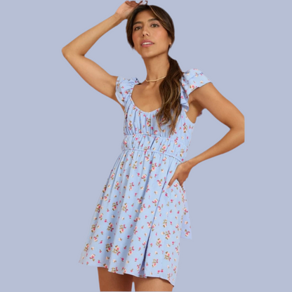 Altar’d State Beth Floral Mini Dress