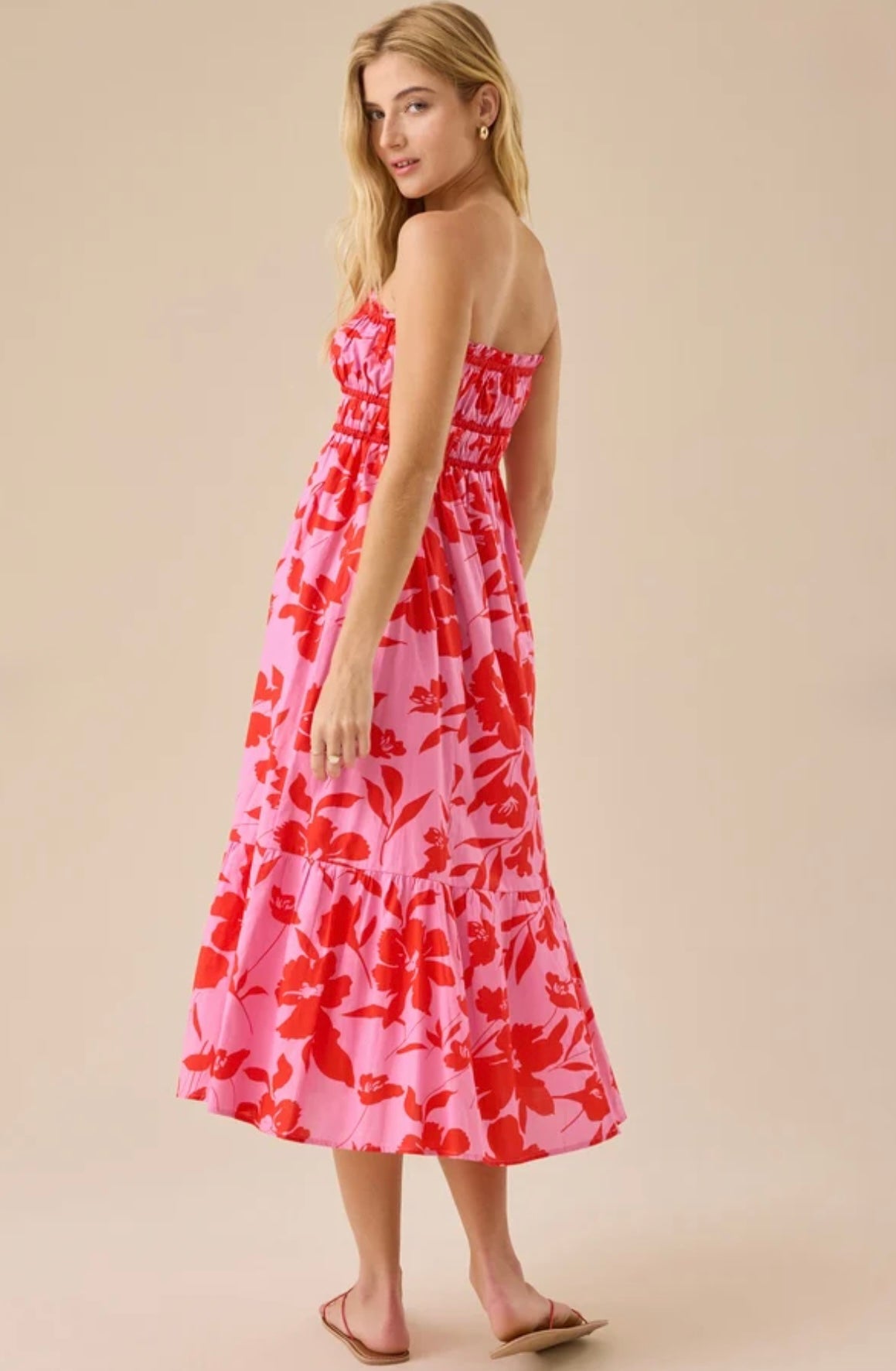 Altar’d State Mallory Floral Midi Dress NWT