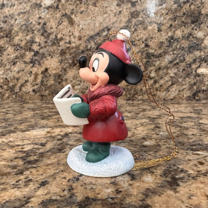 Walt Disney Classics Collection "Pluto's Christmas Tree" Caroler Minnie Mouse