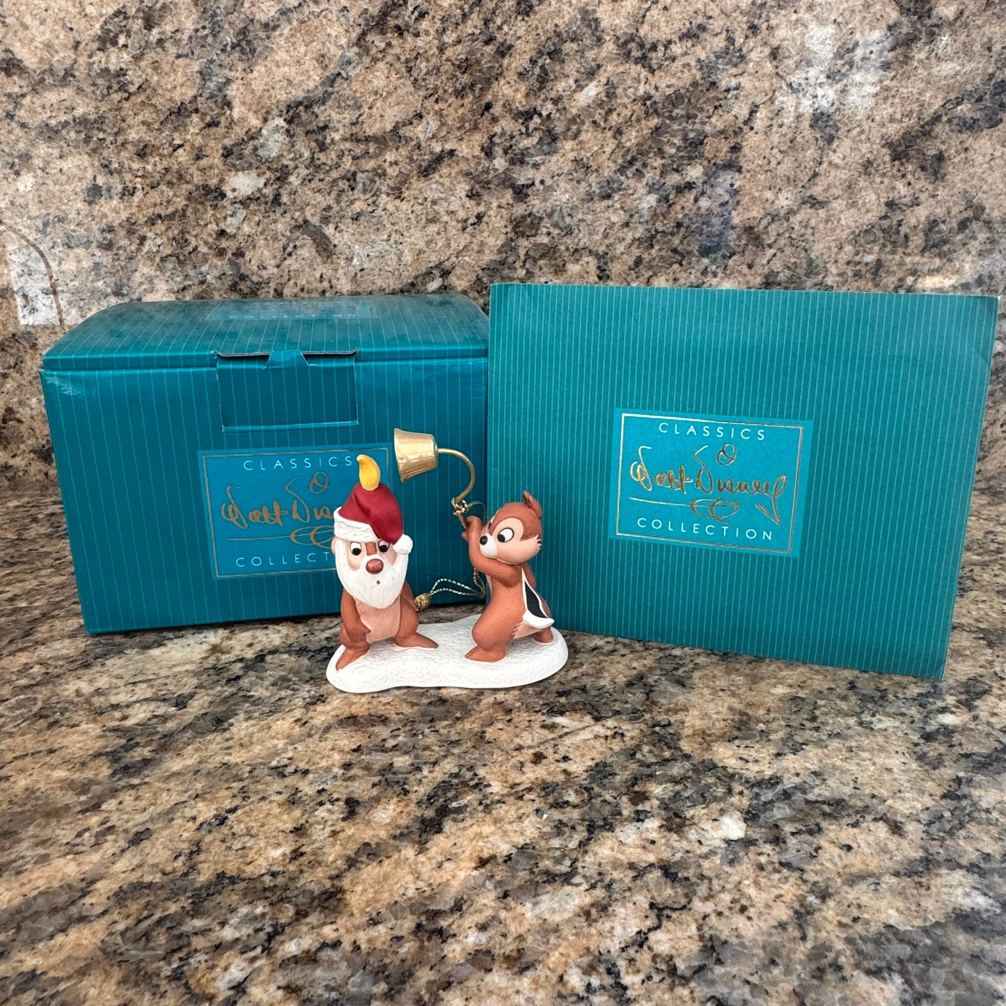 Walt Disney Classics Collection (WDCC) Christmas ornament featuring the characters Chip and Dale
