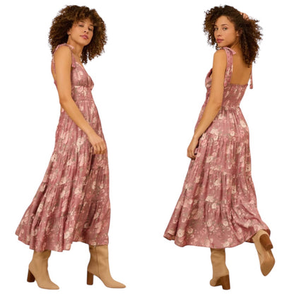 Altar'd State Willa Floral Midi Dress