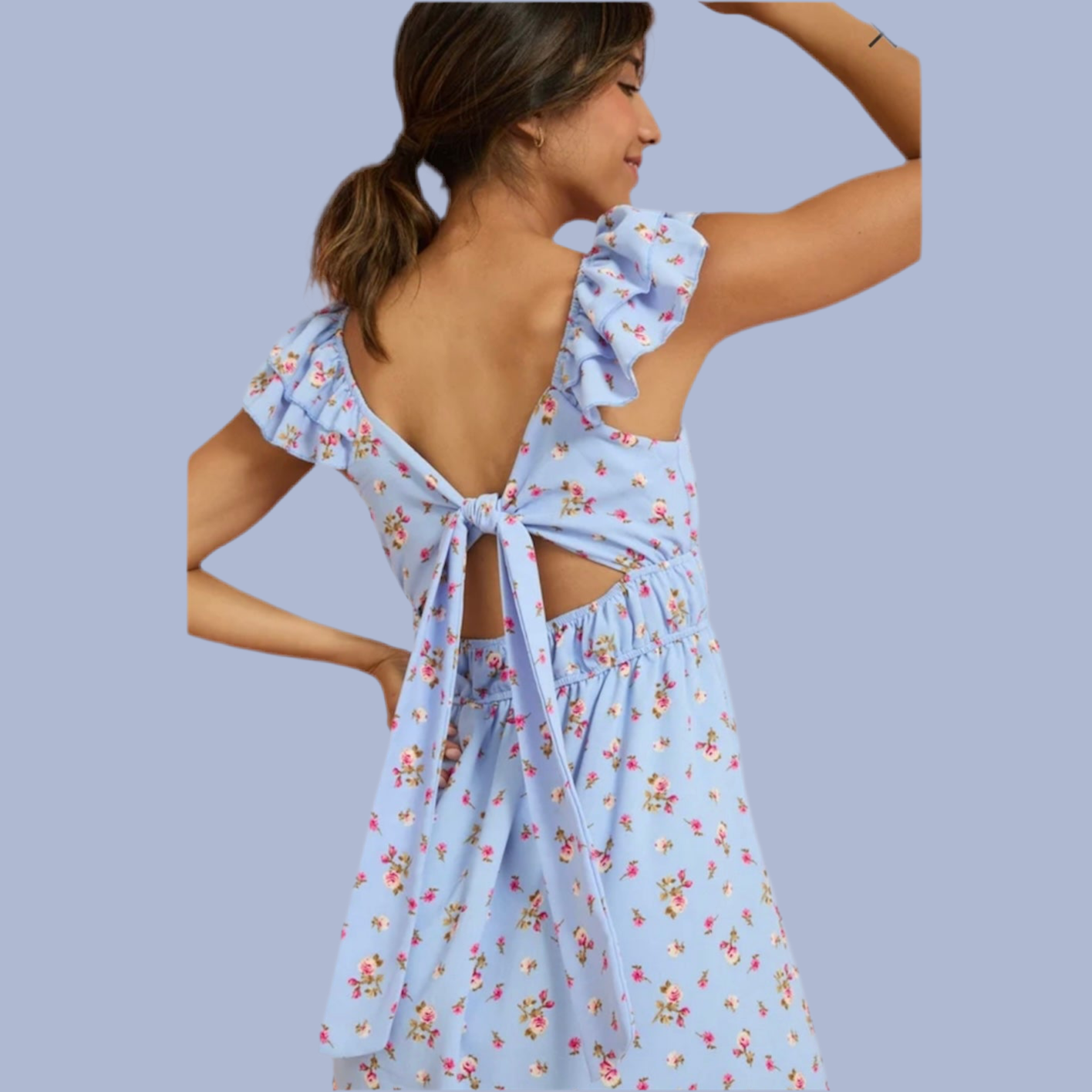 Altar’d State Beth Floral Mini Dress